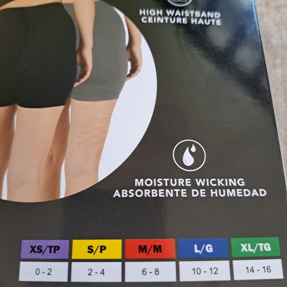 Reflex Active Shorts 2 Pack Green Brown Size XS High Waisted Stretch Shorts New! - Picture 9 of 16